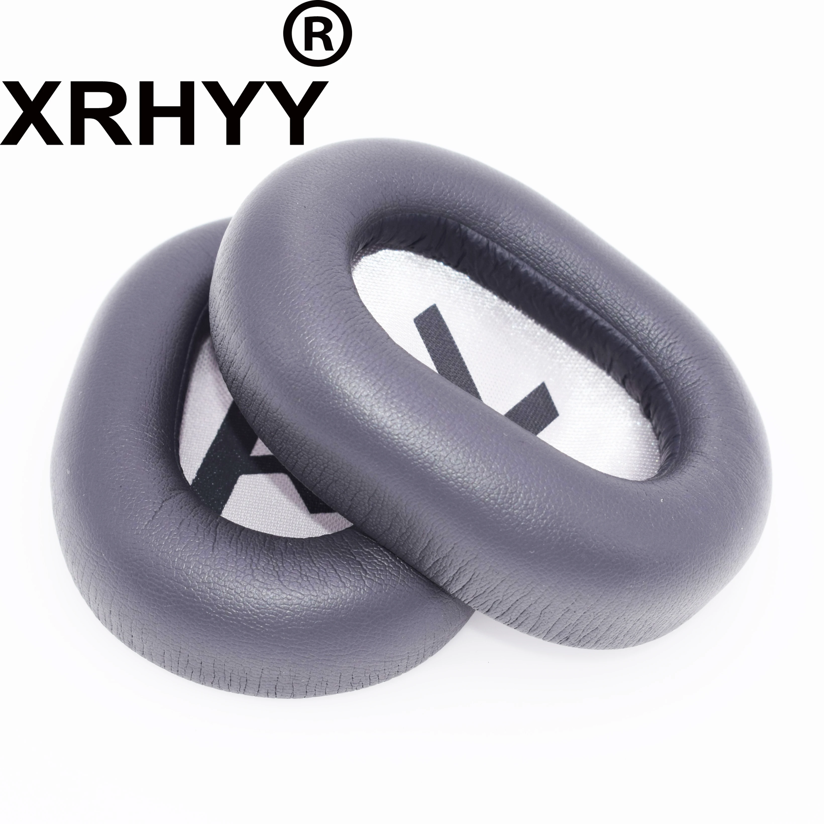 Серые сменные амбушюры XRHYY кожаные из пены с эффектом памяти шумоподавлением для