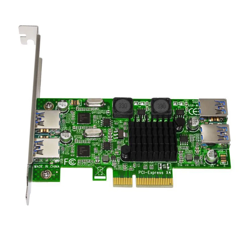H1111Z новые дополнительные карты PCIE USB 3 0 карта PCI E/PCI Express контроллер + 5 25 Передняя
