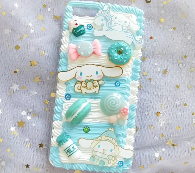 Чехол для iphone X/XS Max чехол телефона 3D Cinnamoroll 8 7 6 6s plus XR ручная работа кремовый