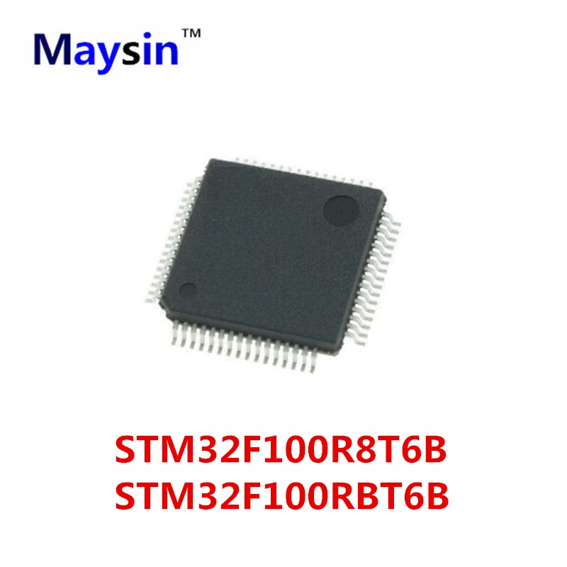 10 шт. STM32F100R8T6B STM32F100R8 STM32F100 32F100R8 STM32F100R8T6 STM32F100RBT6B STM32F100RB 32F100RB QFP64|qfp64| |