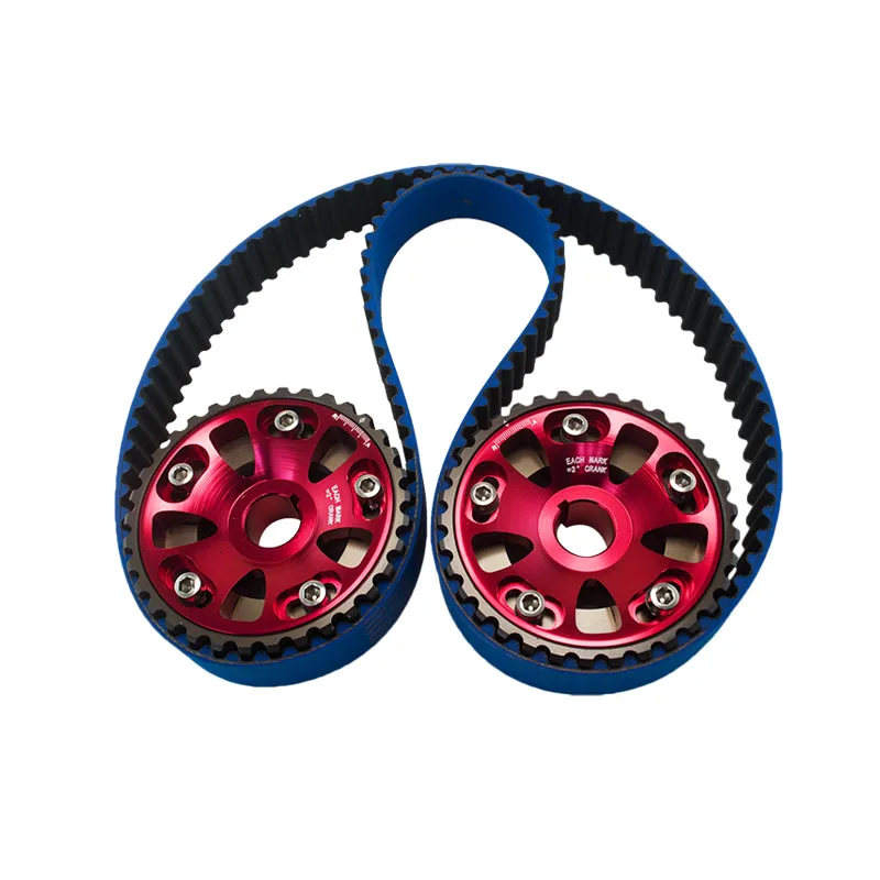 WLR RACING-HNBR гоночный Ремень ГРМ синий+ алюминиевый Cam gear красный для B18C Integra GSR/type-R WLR-TB1003B+ 6532R