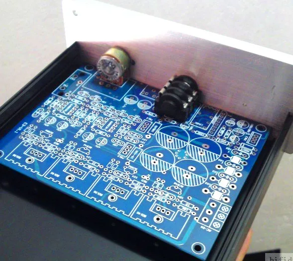 

1506 amp box (with solid aluminum knob) suitable for mounting E3\E4\E5 amp