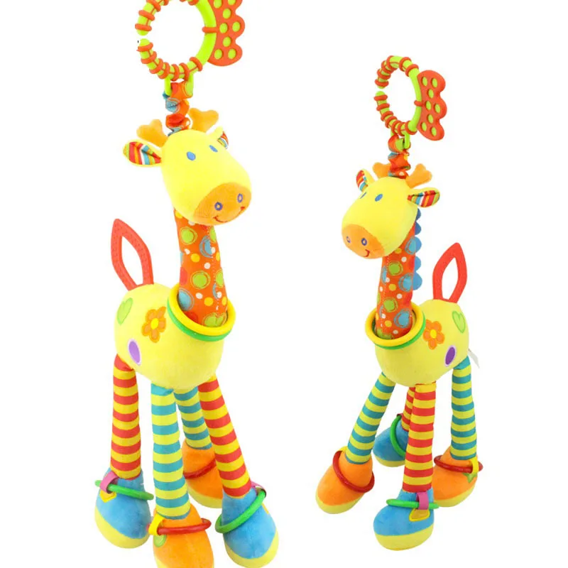 Плюшевые игрушки для младенцев с жирафом кровать кроватка коляска детская