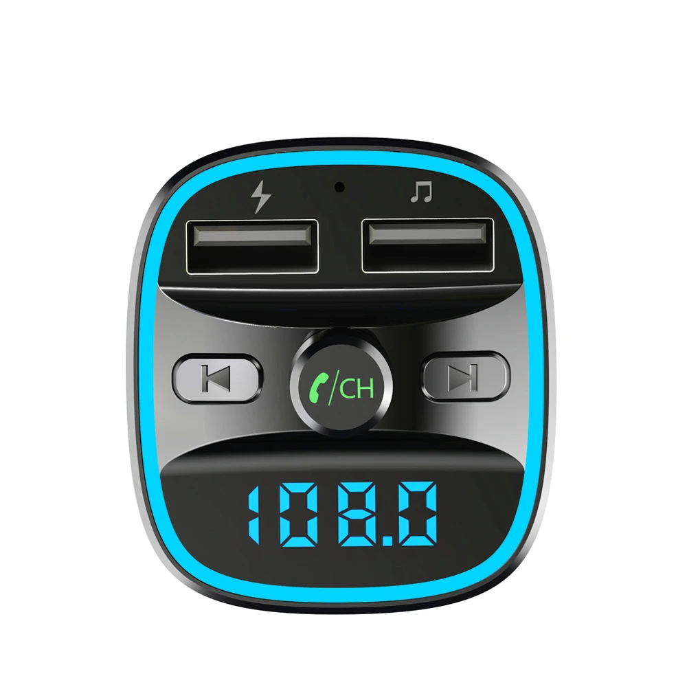 CDEN Автомобильный MP3 Bluetooth 5,0 fm-передатчик автомобильное зарядное устройство U диск без потерь воспроизведение музыки Bluetooth громкой связи дисплей напряжения