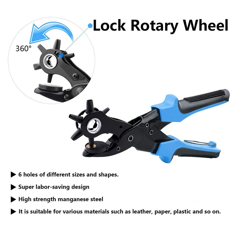 Многофункциональный перфоратор для отверстий в ремне плоскогубцы коже бытовые