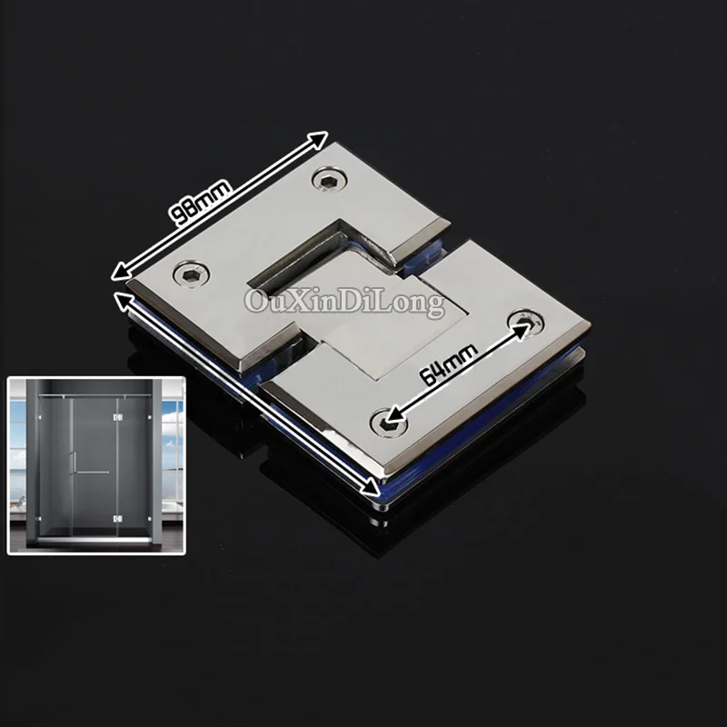 Высококачественные литые безрамные петли из нержавеющей стали 304 для двери