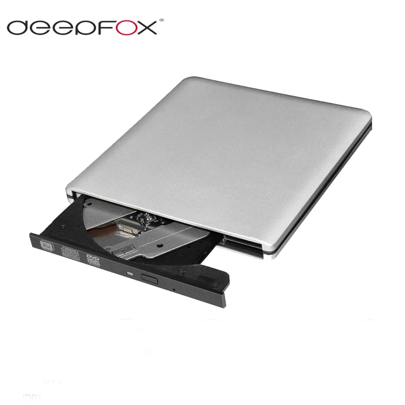Deepfox USB 3 0 внешний CD RW/DVD RW DVD рекордер оптический привод для планшетов ПК Mac