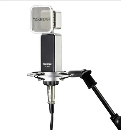 Горячая Распродажа Takstar черный профессиональный конденсаторный микрофон для