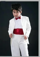 top sellingfree shippingcustom cheap new style white embroidery kid tuxedos suits boys special occasion clothes boys attire