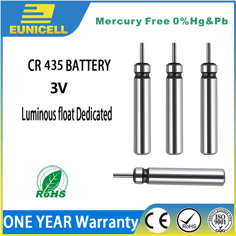 Лидер продаж 2 шт. плавающие батарейки CR435 для рыбалки ночная батарея литиевые