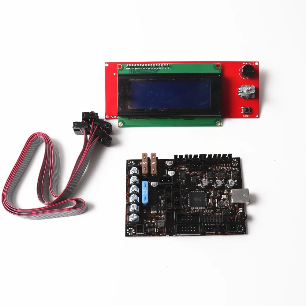 Материнская плата Einsy Rambo 1.1a материнская Reprap Prusa i3 MK3 с 4 шаговыми драйверами TMC2130