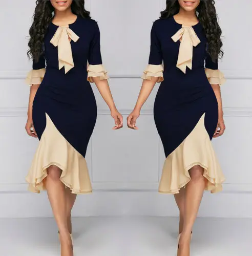 

arrival Women Lace Tie Up Empire Waist Cloth Splicing Girdling Party Dress High Waist Pencil Dresses