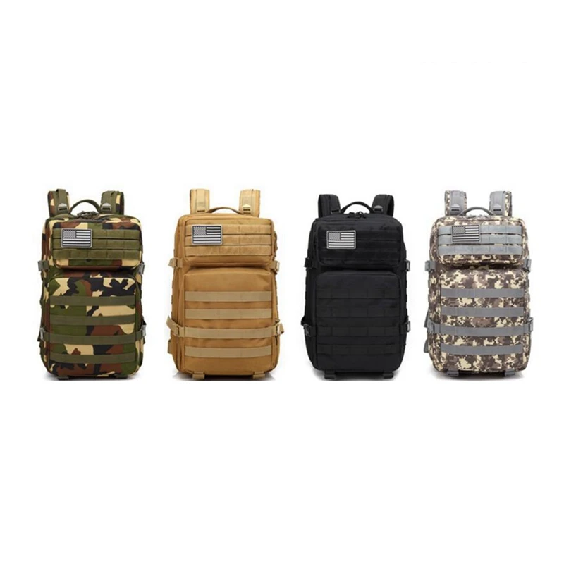 Военный тактический рюкзак 40л штурмовой пакет армейский Molle ошибка из сумки рюкзаки