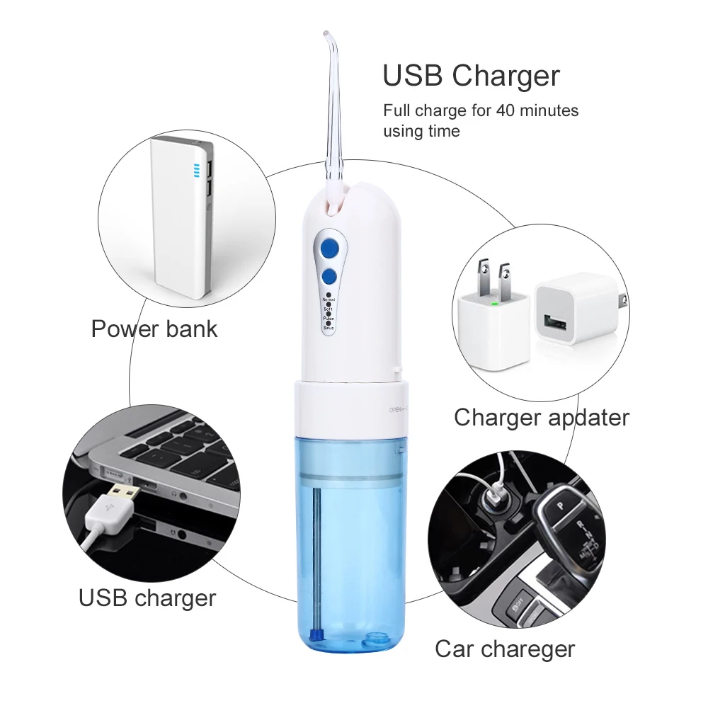 Беспроводное устройство для ирригации полости рта 5 насадок|Ирригаторы рта| |