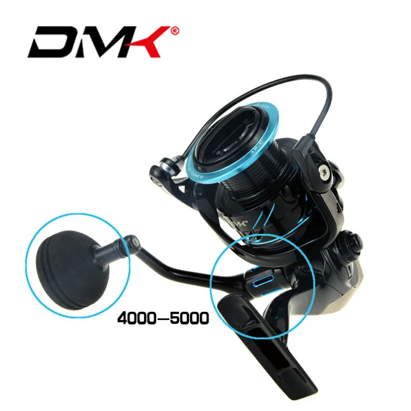 Спиннинговая катушка DMK размера 2500 5000 5 2: 1/10 + 1 шарикоподшипник/12 16 кг Рыболовная