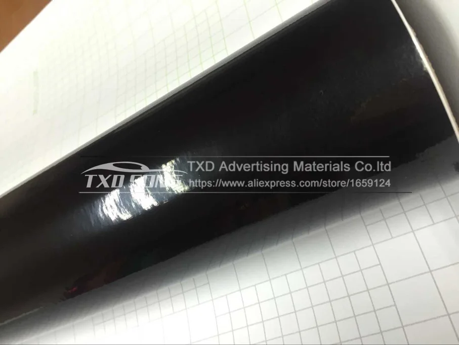 Глянцевый черный стикер на крышу автомобиля защитная пленка с бесплатной