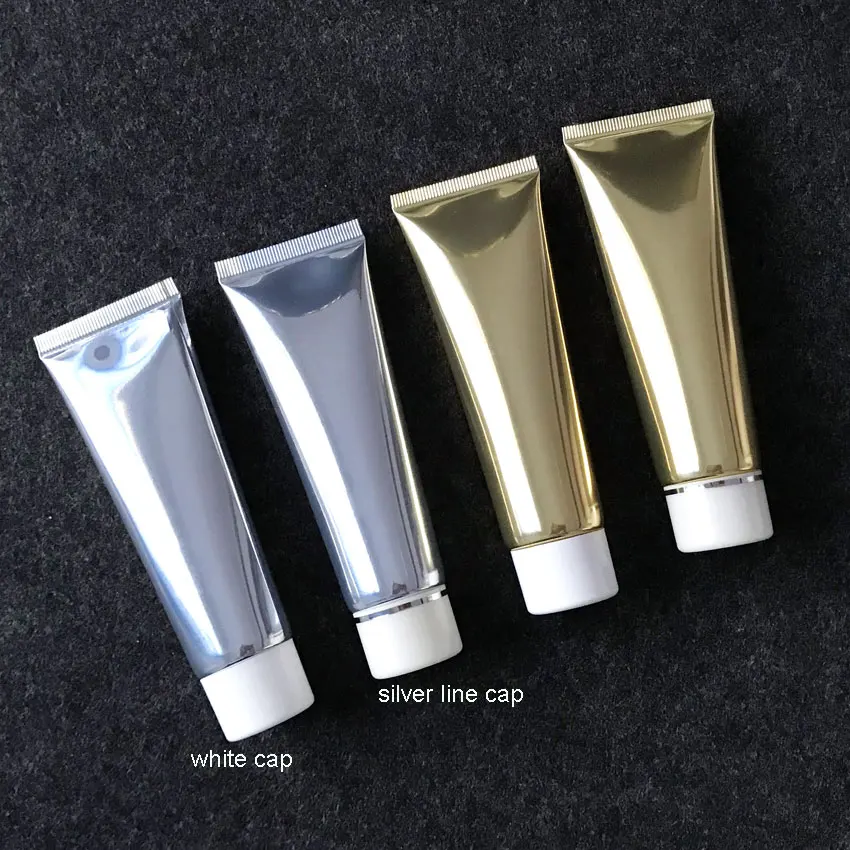 

50g 50ml 300pcs Cosmetic Soft Tube plastic Lotion Containers Empty Makeup squeeze Refilable Bottles Emulsion Cream Packaging