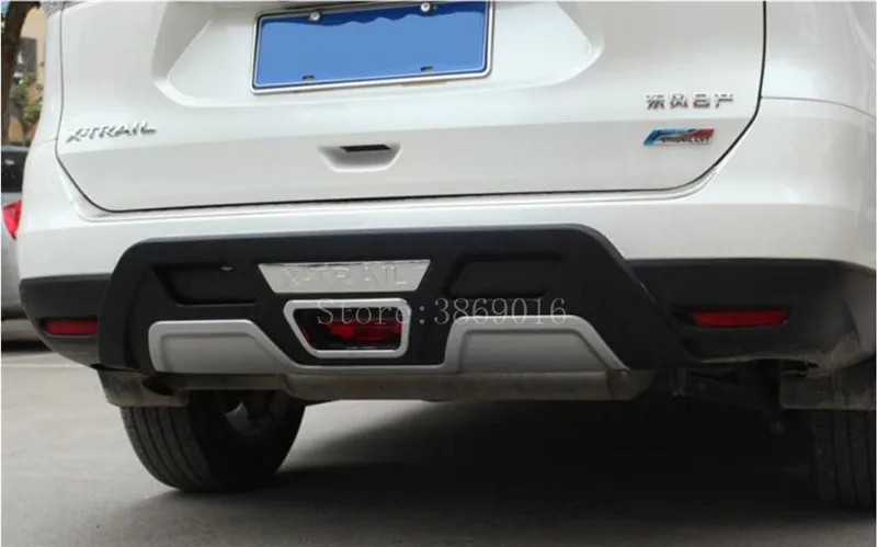 Подходит для Nissan X TRAIL X-trail Xtrail T32 ABS пластиковый Задний бампер протектор Защита от скольжения 1 шт