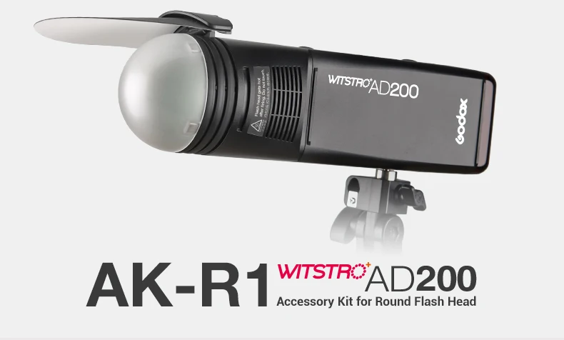 Godox H200R флэш-удлинитель+ AK-R1 двери сарая, Snoot, Цветной фильтр, отражатель, соты, шаровой рассеиватель комплекты для AD200