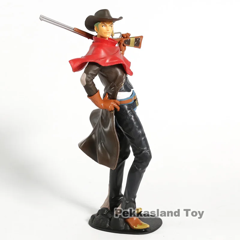 zoro no box Аниме one piece сокровище круиз мир путешествие Луффи Нами Зоро ковбой вер. ПВХ фигурка Коллекция Модель игрушки кукла - Цвет: zoro no box
