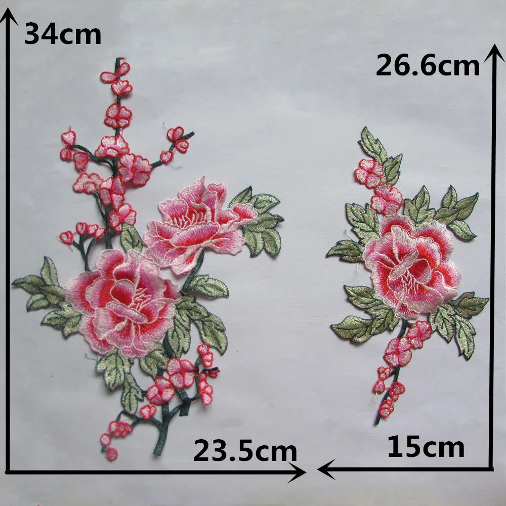 Hot sale a pair Pink Sewing Lace Collar Embroidered Applique Decoration Costume DIY Neckline Clothing Accessoires | Дом и сад