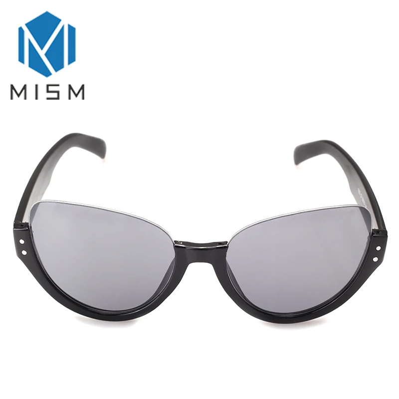 Мужские и женские солнцезащитные очки в стиле ретро с полуободковой оправой