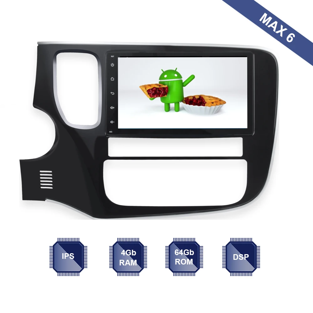 Андроид 10 автомобильный радиоприемник 2 Din GPS Navi для Mitsubishi outlander 2013 2014 2015 2018 PX6 DSP