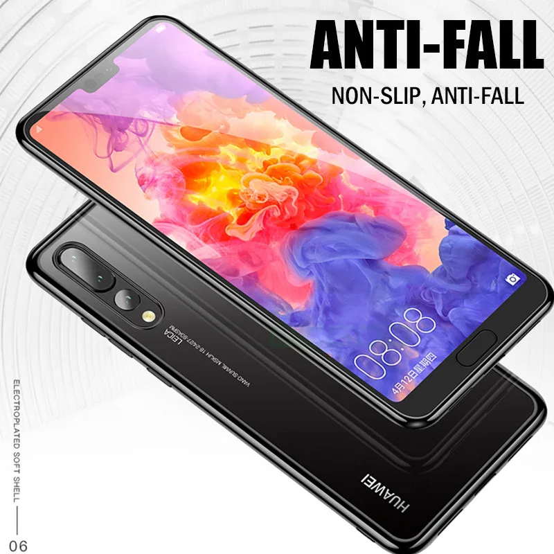 Oicgoo роскошный позолоченный мягкий чехол из ТПУ с принтом &quotдля huawei P20 P10 Lite Pro плюс