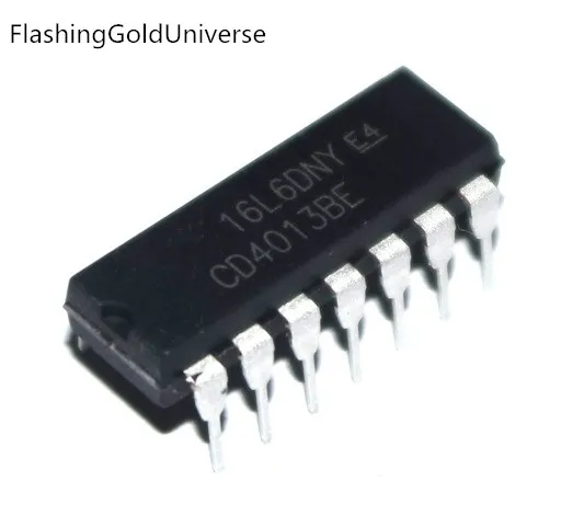 100 шт-500 шт CD4013BE CD4013 DIP-14 IC