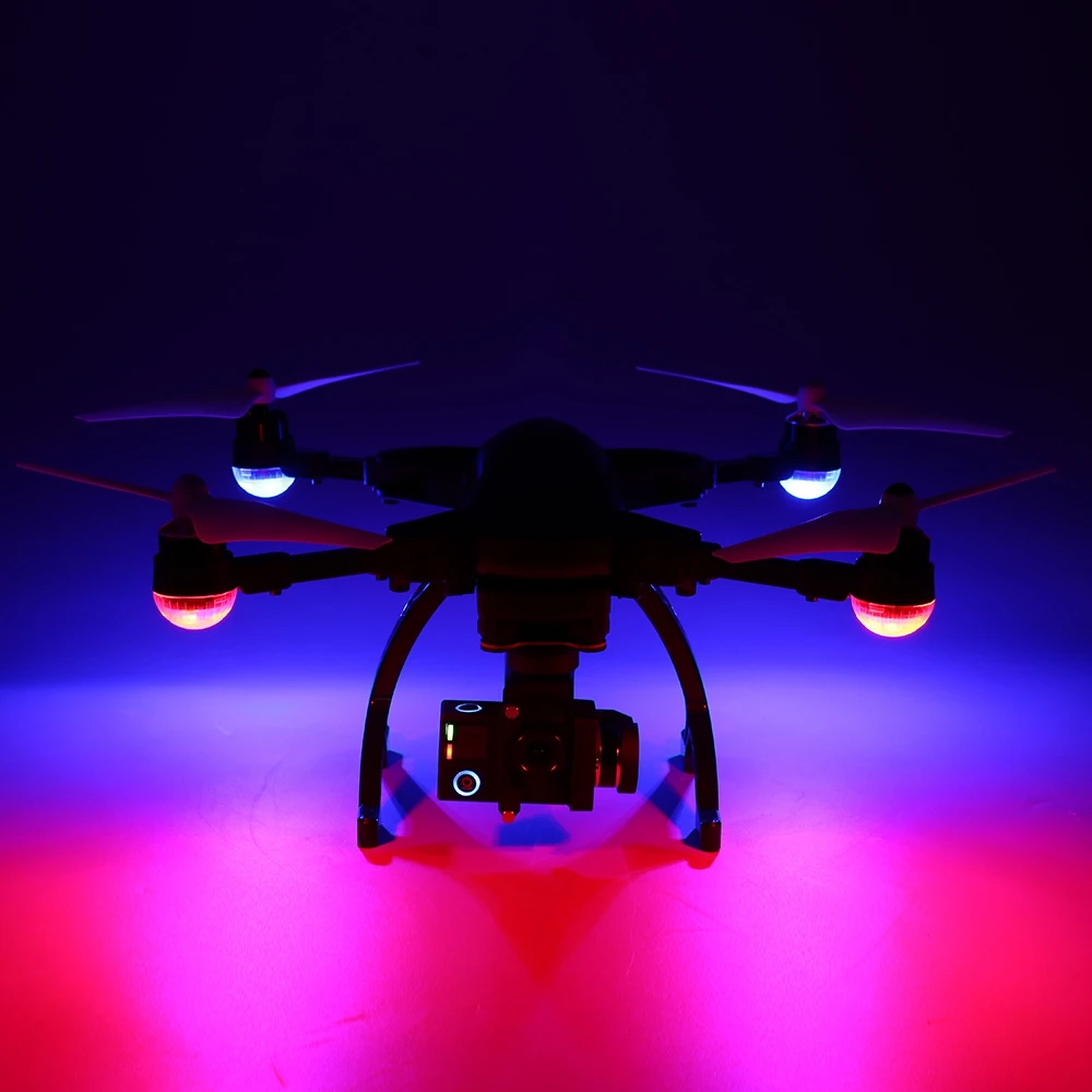 SIMTOO Стрекоза Дрон Про RTF 16MP 4 К HD Камера WI FI FPV gps часы дистанционного Управление Лер