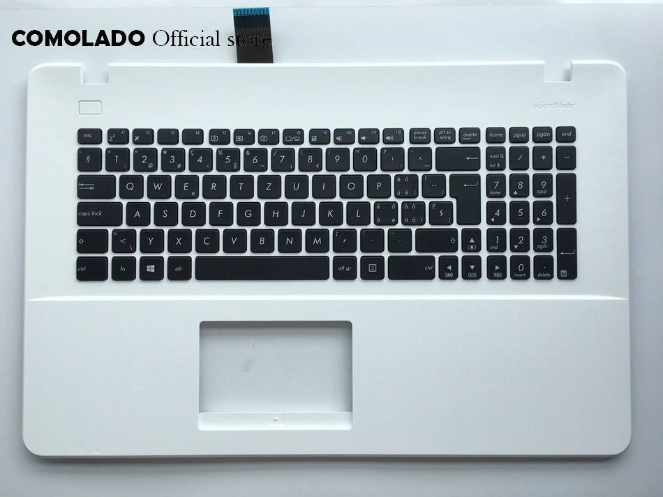 SW швейцарская клавиатура для ASUS A751 X751LD k750j K751L X751 R752 R752L верхняя крышка верхний