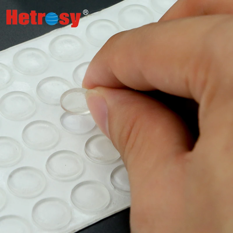 

Hetrosy Glass Rubber Adhesive Bumper cabinet door Silicones Self adhesive stick Premium Rubber Protective Pads D8/10/12/13/20MM