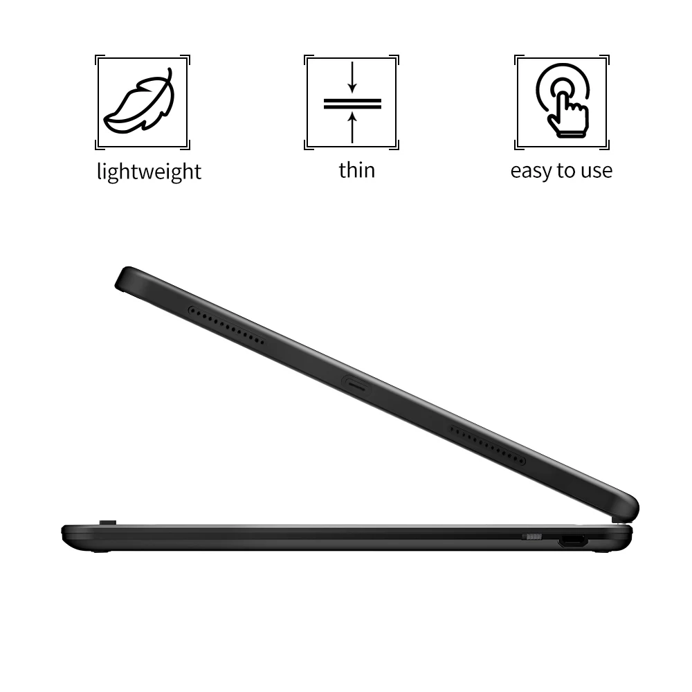 Чехол для ipad pro 11 дюймов с беспроводной Bluetooth-клавиатурой вращающаяся на 360