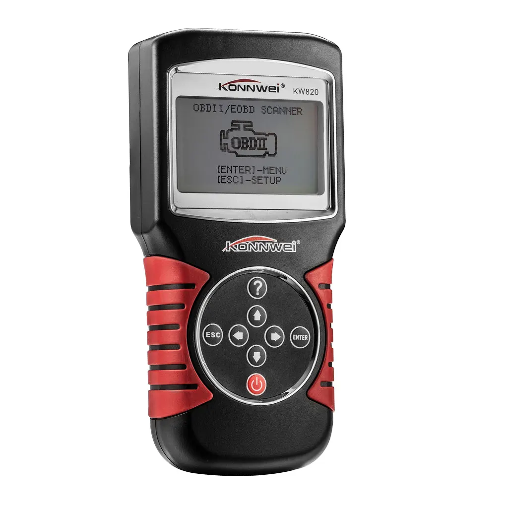 Автомобильный сканер для считывания кодов KW820 OBD II диагностика автомобиля OBD2 EOBD