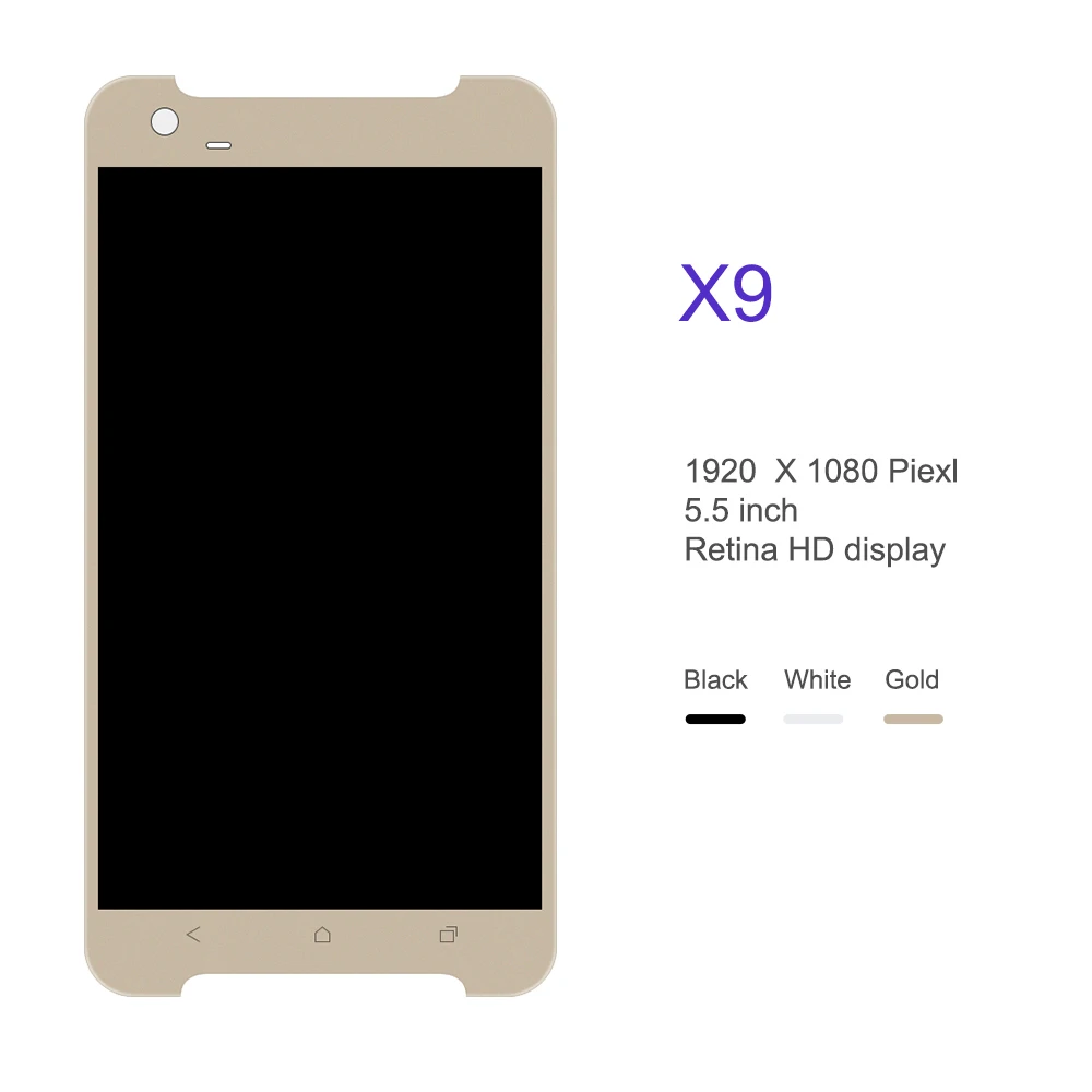 ЖК-дисплей 5 ''без битых пикселей IPS для HTC One X9 сенсорный экран с дигитайзером в