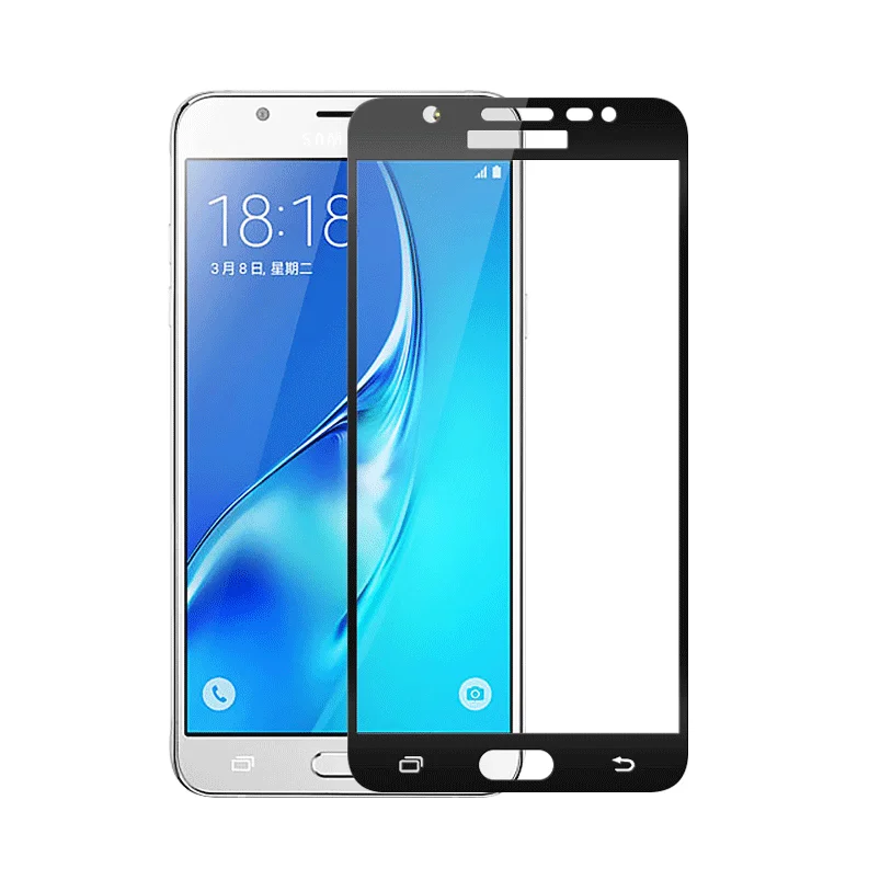 Полное покрытие из закаленного стекла для Samsung Galaxy J5 J7 Prime ON5 ON7 2016 G570F G570 G610 на Nxt
