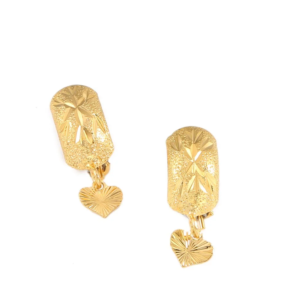 Эфиопский нигерийский Кения Гана желтые золотые серьги Серьги Дубай арабские