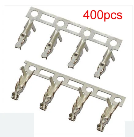 400pcs Crimps Микро Минимальный PH 2,0 мм двухрядный 18 20 22 24 26p женский корпус+ клеммы PHB 2,0 мм разъем 50~ 400 шт - Цвет: 400pcs Crimps