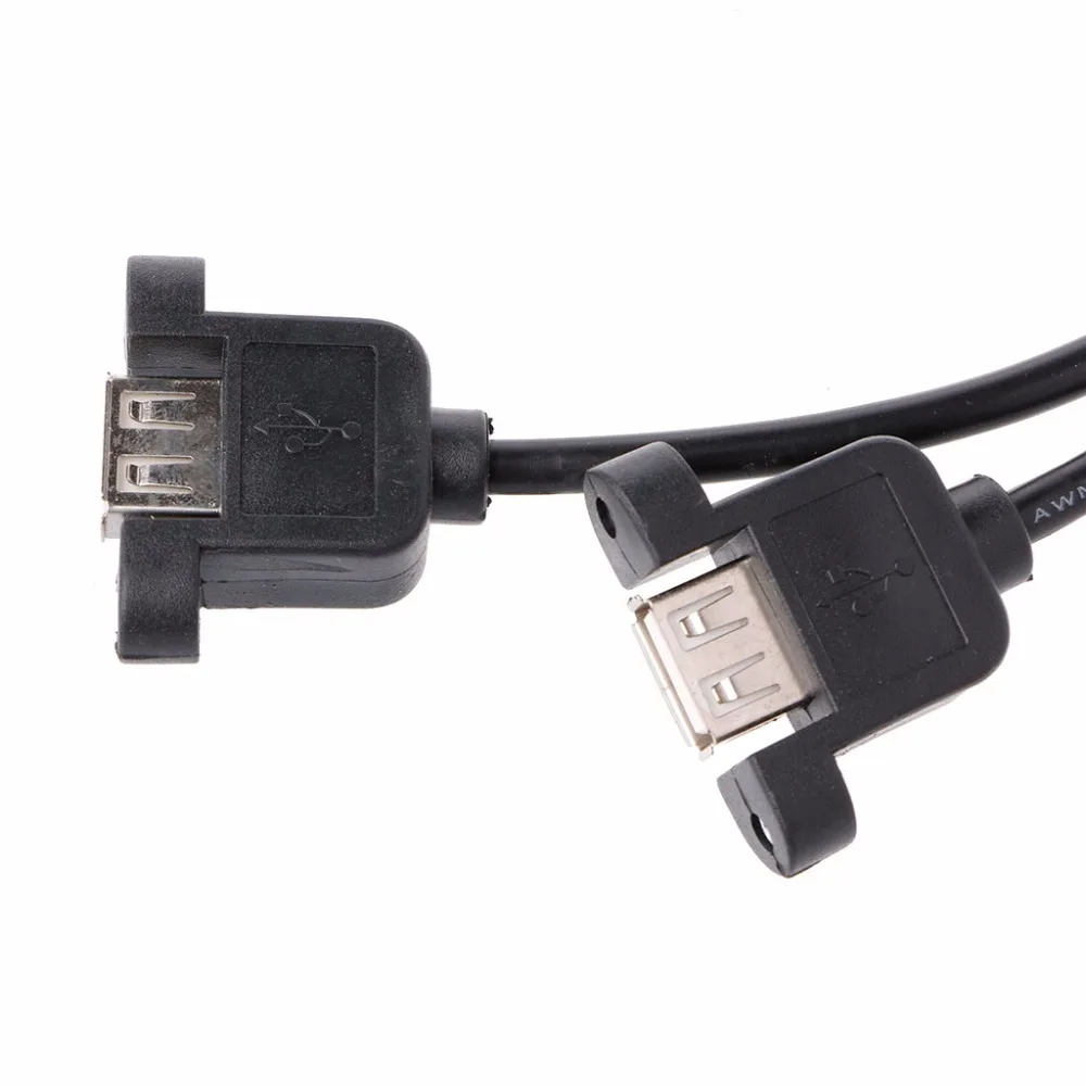 Внутренняя Материнская плата 9Pin к двойному USB 2 0 A женский винтовой адаптер для
