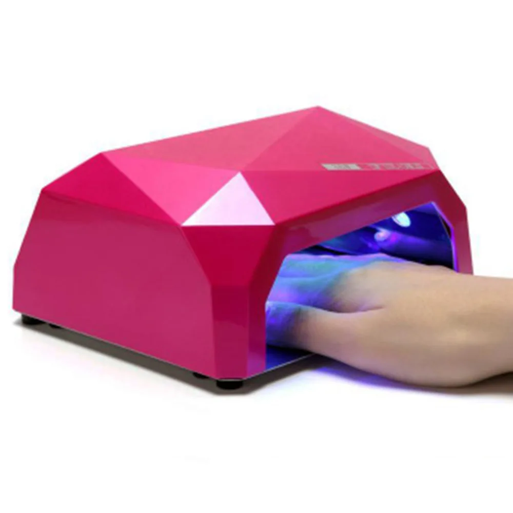 36 Вт УФ светодиодный светильник Сушилка для ногтей в форме бриллианта
