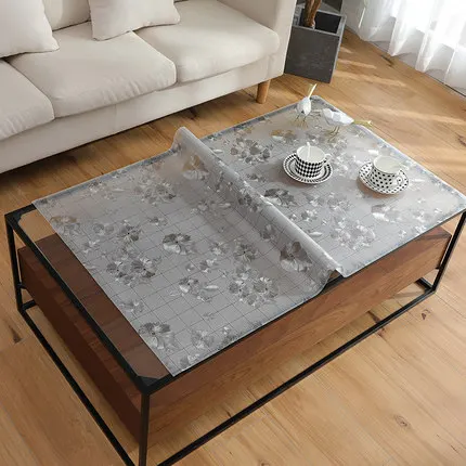 Новая ПВХ водонепроницаемая Анти Горячая скатерть мягкая стеклянная Прозрачная