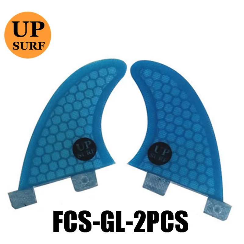 blue A upsurf Плавники для серфинга FCS GL оранжевые, красные, синие, зеленые, черные сотовые плавники из стекловолокна FCS задние плавники(доска для серфинга) Quilhas - Цвет: blue A upsurf