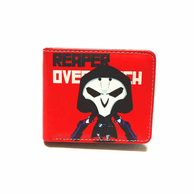 Из искусственной кожи overwatch жнец Гэндзи D.Va мужские кошельки бумажник для денег