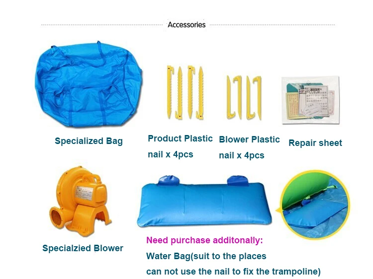 2017 новое поступление детский надувной батут детские игрушки Батут Отказов дом