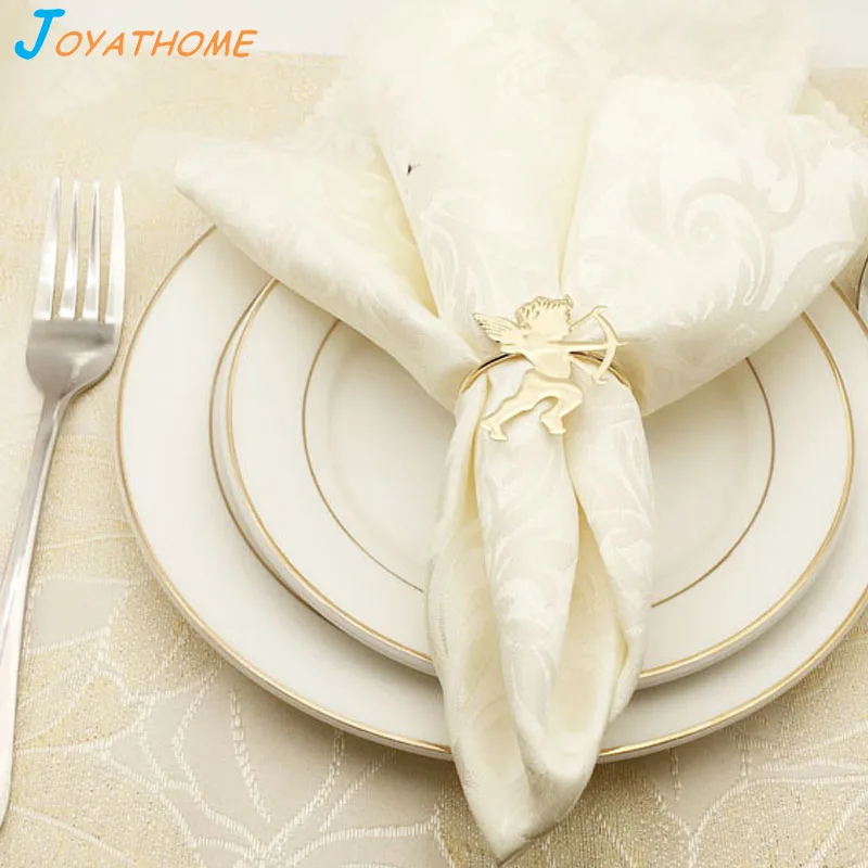 Joyathome High End Купидон кольцо для свадебных салфеток держатель Салфетка коврик