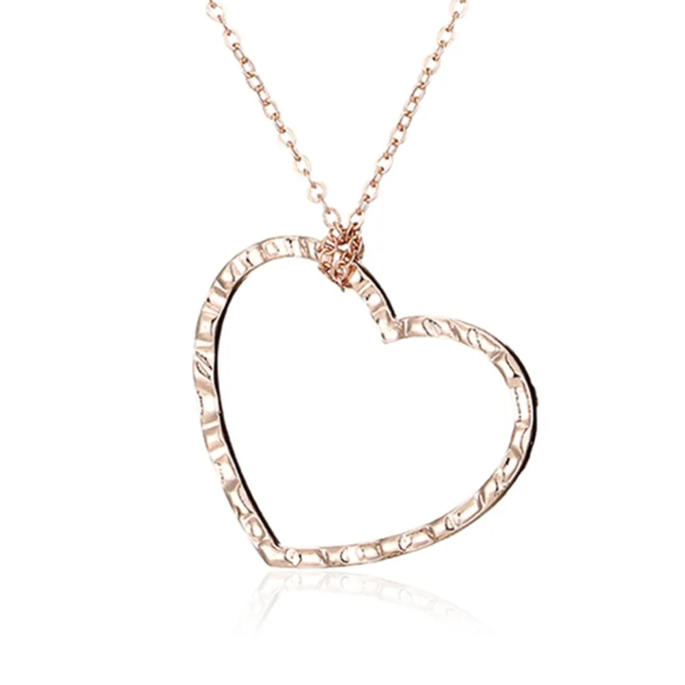 Теплое ожерелье с кулоном в форме сердца для родителей и детей большая рука