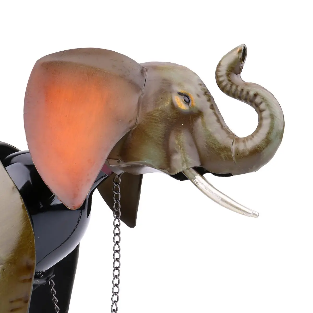 Tooarts слон винный стеллаж металлический животное классический держатель бутылки