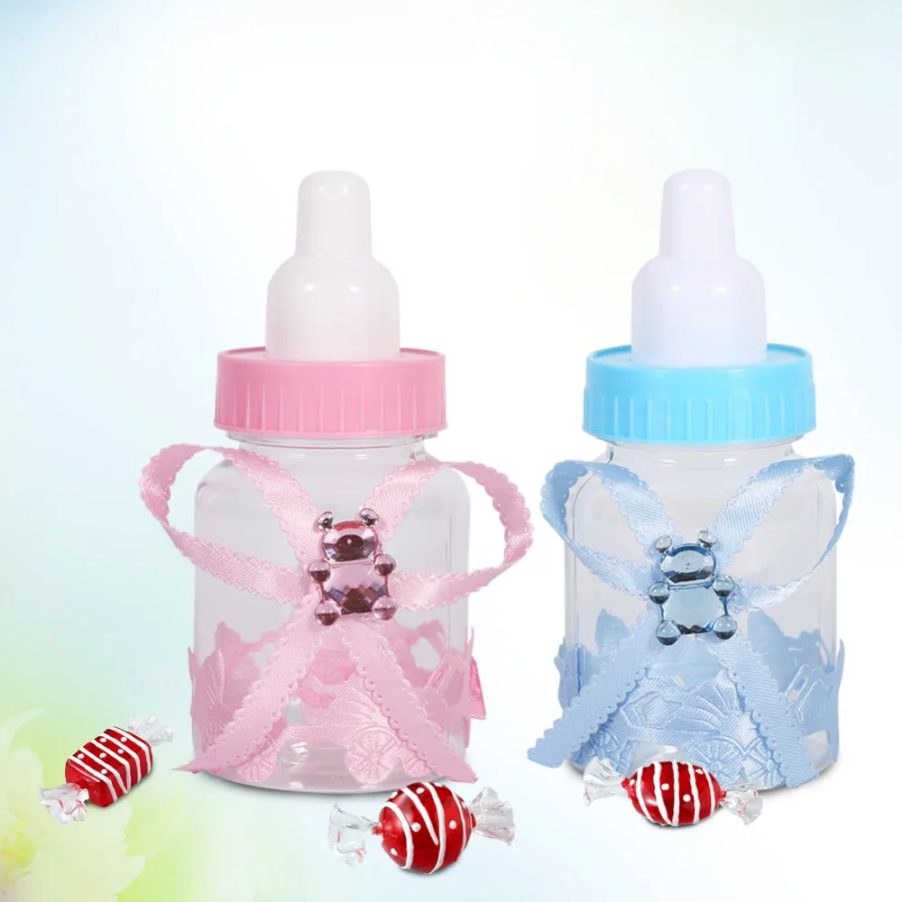 50 шт. розовые/синие Бутылочки для крестин|gift favor|bottle bottlegift gifts |