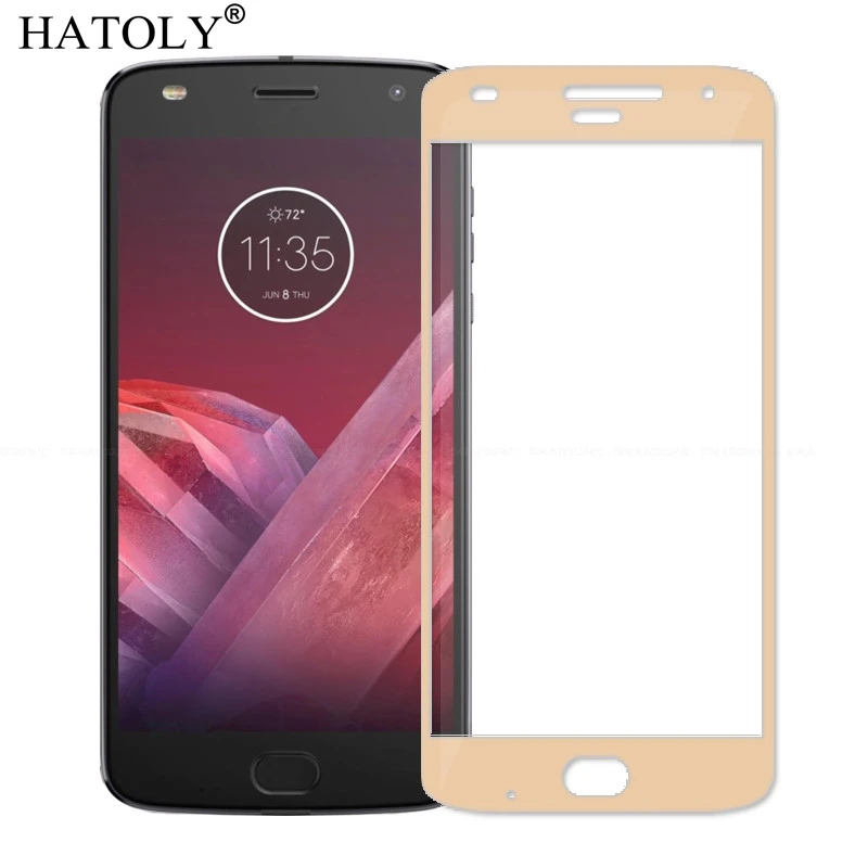 1 шт. закаленное стекло для Motorola Moto Z2 Play защита экрана полное покрытие XT1710 3D пленка