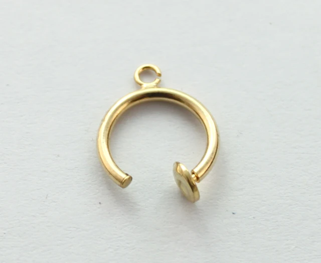 

20PCS Gold Color plate Non-piercing Clip on Spring Earrings 13mm #22782